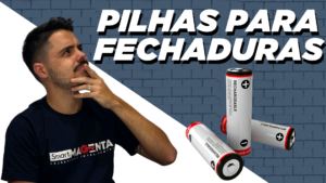 Manutenção de pilhas em fechaduras digitais